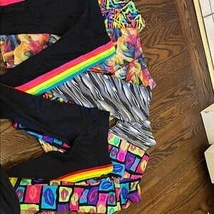 Colorful Patterned Leggings Set